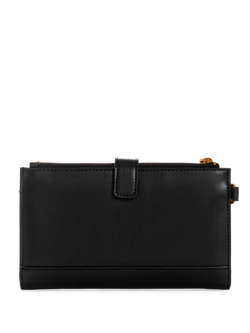 Guess Zadie Check Organizer Women's Wallets Black | 7245-FYWHR