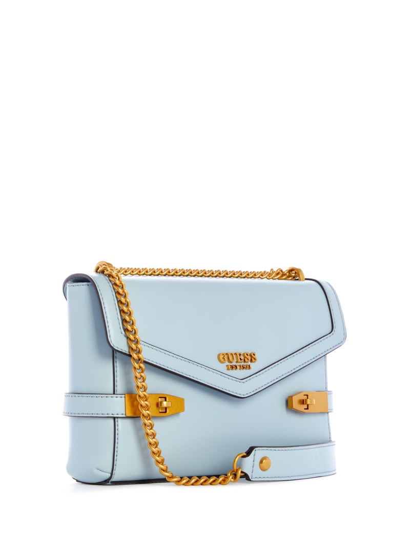 Guess Zadie Convertible Women's Crossbody Bags Blue | 0837-MOJUR