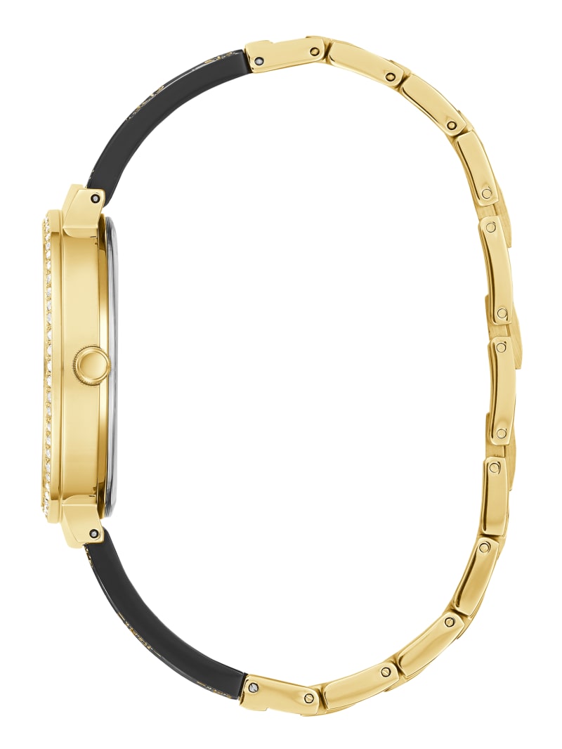 Guess and Gold-Tone Crystal Analog Women's Watches Multicolor | 9267-RZDKL