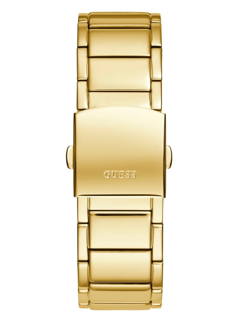 Guess and Gold-Tone Square Multifunction Men's Watches Gold | 2937-LDQKB