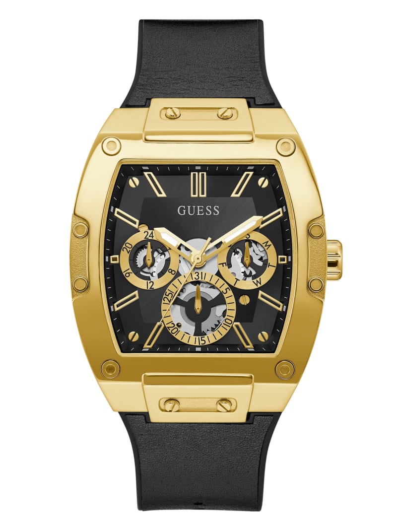 Guess and Gold-Tone Square Multifunction Men\'s Watches Multicolor | 6785-EUKAN